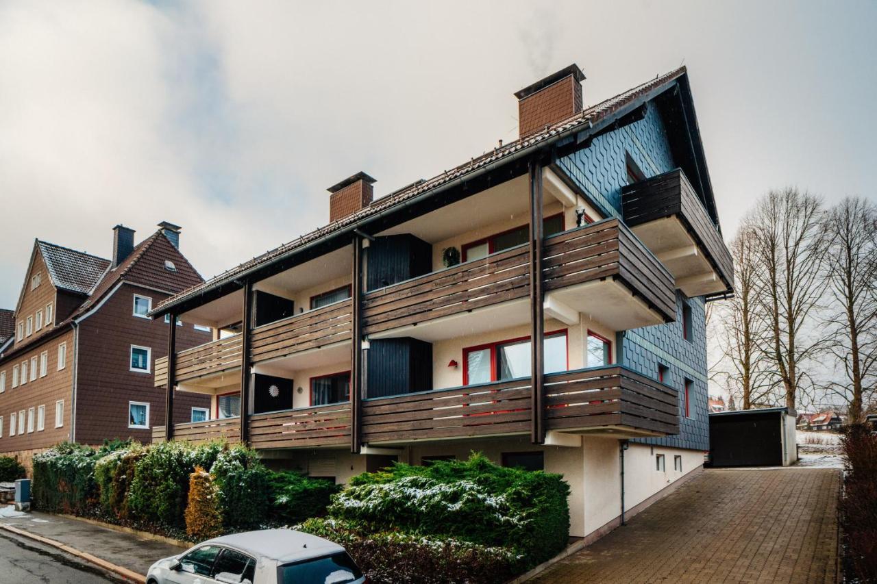 Wohnung An Der Skiwiese - Boxspring - Balkon - 2 Smart Tv - Carport Braunlage Esterno foto